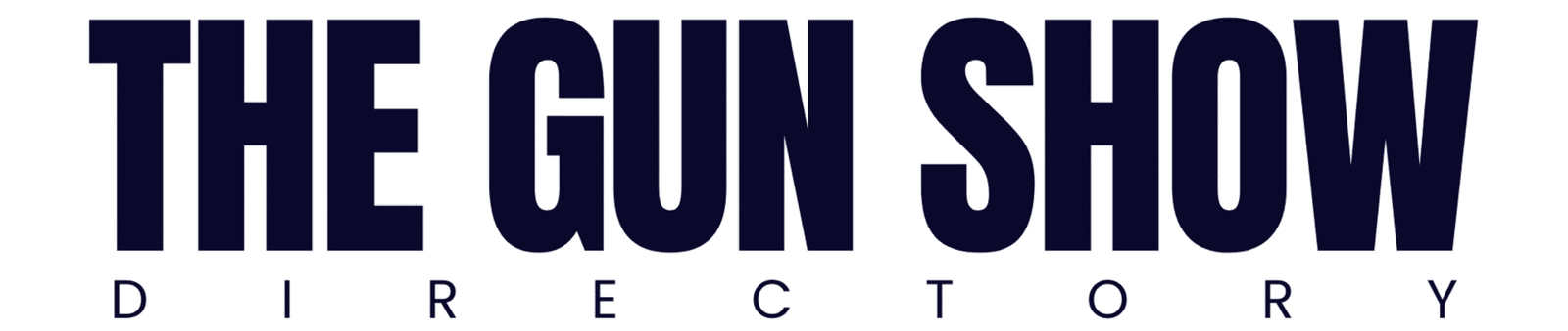The Gun Show Directory official logo in bold black typography
